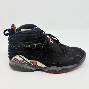 Jordan Kids Black and Red High-Top Sneakers size 11